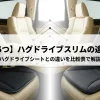 「【違いは5つ】ハグドライブスリムの違い比較！ハグドライブシートとの違いを比較表で解説」のアイキャッチ画像